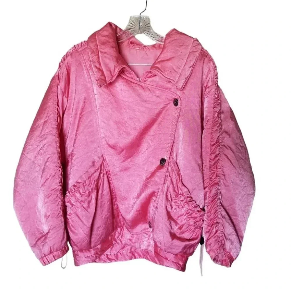 Vintage Stylman Barbie Pink Ski Puffer Jacket S